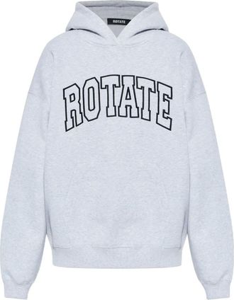 Rotate Felpa con cappuccio e logo - Grigio