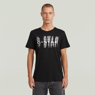 G-Star Shattered Graphic T-Shirt - Zwart - Heren