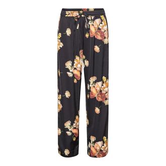 Karmamia Wide Trousers, female, Multicolor, M, Poppy Bouquet - Stylish Floral Arrangement