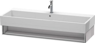 Duravit Mueble De Pared Duravit Vero Air 118,4 X 43,1 Cm, 1 Compartimento Abierto, Para Vero Air 235012, Color (frente/cuerpo): Laca Blanca Lila Alto Brillo -