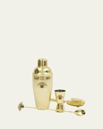 Joanna Buchanan Stripey Bee Cocktail 4-Piece Set