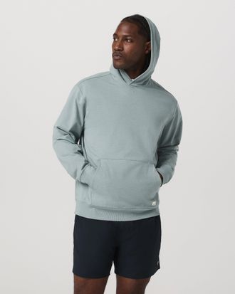 Vuori Clothing Coronado Pullover Hoodie 2.0 | Misty Blue Heather | Medium