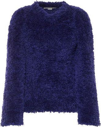 Stella McCartney Dames, Jassen, Blauw, Maat: 2XS Wol