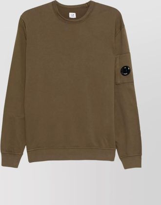 C.P. Company fleece crewneck sweatshirt arm pocket