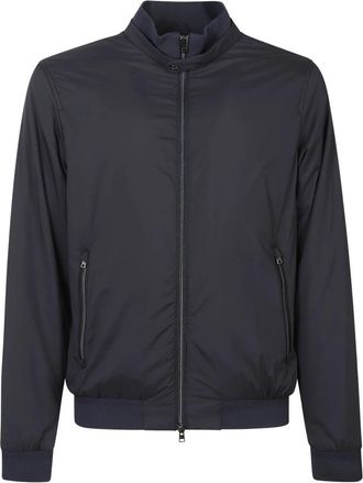 Herno High Collar Bomber Jacket - Heren - Bomber jackets - Blauw - 2XL - Jassen