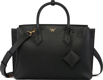 MCM Medium Milla Tote in Spanish Embossed Leather in Black at Nordstrom