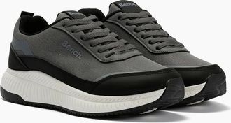 Bench Mens Bench Doverstone Mens Grey/Black Trainers - Size: 11