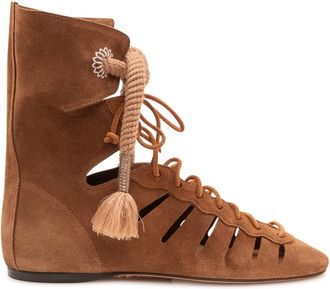 Isabel Marant Brown Suede Ankle Boots
