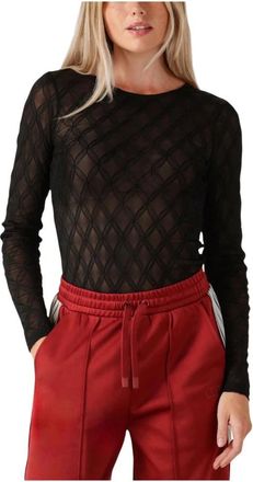 Copenhagen Muse Dames Blouses Cmhanna-top - Dames - Longsleeves - Zwart - XS - Wol - Tops