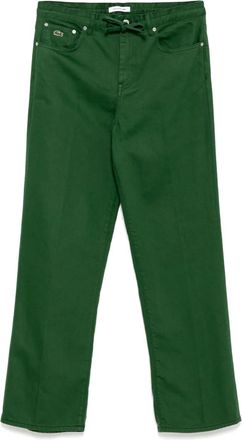 Lacoste Jeans a gamba ampia - Verde