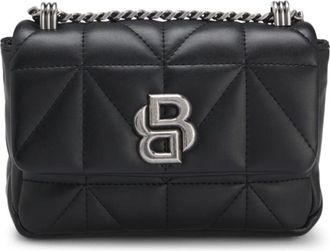 BOSS Small quilted shoulder bag with Double B monogram