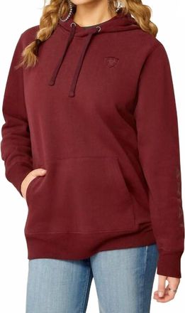 Ariat Cozy 2.0 Hoodie In Tawny Port
