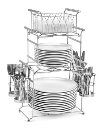 Sorbus 7Pc Stackable Buffet Caddy Set