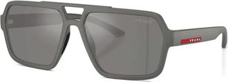 Prada PS A06S 16X7W1 Zonnebrillen - Heren - Zonnebrillen - Grijs - 59 MM - Accessoires