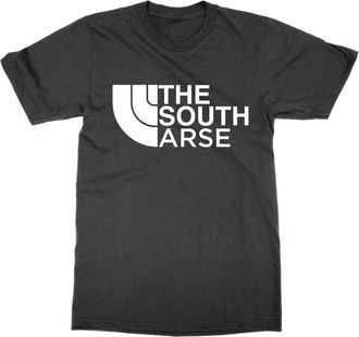 Generic The South Arse T-Shirt (Black, XL)