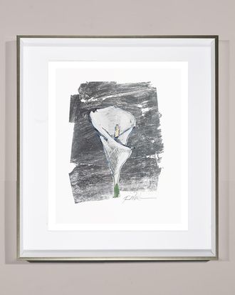 RFA Fine Art Silver Flower Calla Lily & apos; Wall Art