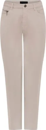 C.Ro Broeken, Dames, Beige, 2Xl, Rechte broek