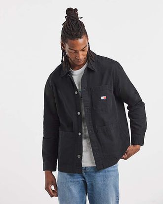 Tommy Jeans Overshirt - Black