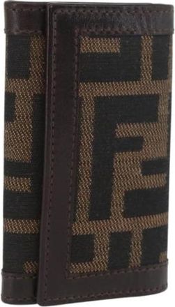 Fendi Pre-owned Accessories, female, Multicolor, Size: ONE SIZE Pre-owned Zucca Canvas Key Case