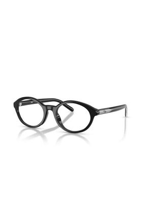 Diesel 50mm Oval optical glasses in Black at Nordstrom