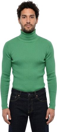 Off-white Green Turtle Neck Sweater