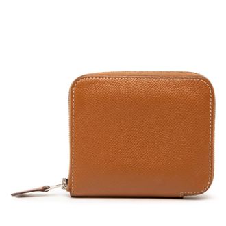 Herm&egrave;s Pre-owned Hermes Epsom Silk In Compact Wallet Ladies JR9NOINJ8EVABNIR