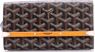 Goyard Monte Carlo Clutch with Strap Coated Canvas PM