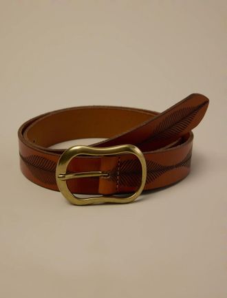 Lucky Brand Vintage Embossed Belt
