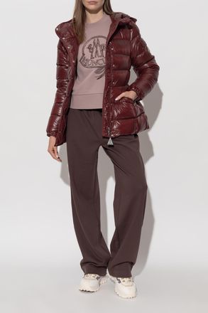 Moncler Barante Down Jacket, Womens, Burgundy