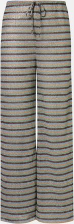 Os&eacute;ree Os&eacute;ree Lumi&egrave;re striped wide-leg pants