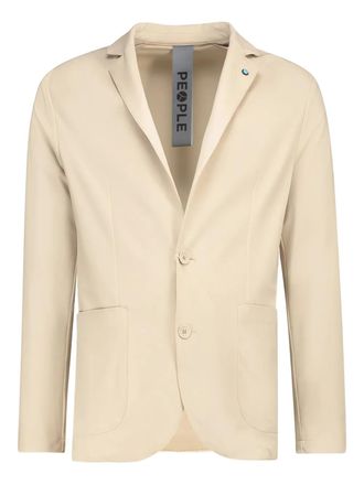 People of Shibuya button-fastening blazer - Neutrals
