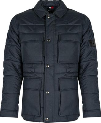Tommy Hilfiger Jassen - Heren - Jassen - Blauw - Maat: S Leer