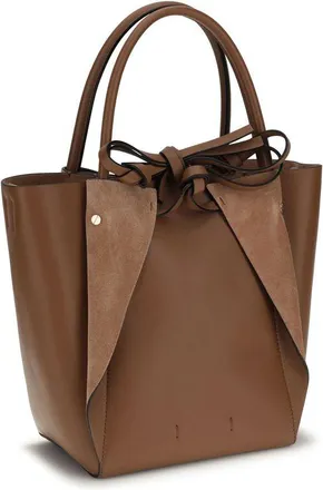 Gabriela Hearst Womens Marija Shoulder Bag Brown Lamb Ovis Aries
