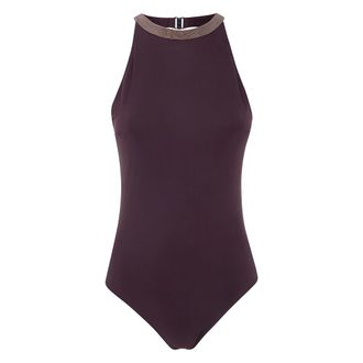 Brunello Cucinelli Dames, Badkleding, Paars, Maat: XL