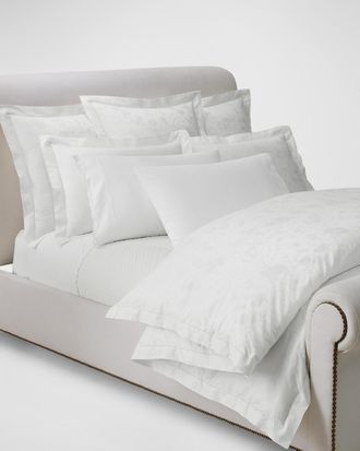 Ralph Lauren Home Bethany Jacquard Organic Cotton Queen Fitted Sheet