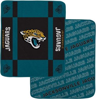Pegasus Sports Jacksonville Jaguars Nfl Team Reversible Fleece Blanket