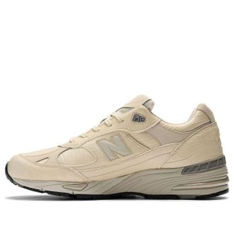 New Balance Made in UK 991v1 Oyster Gray Pistachio Shell M991CR1