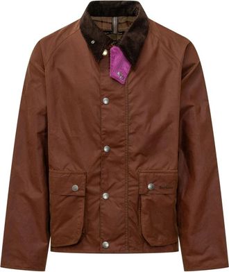 Barbour Jassen, Heren, Bruin, M, Katoen, Transport Wax Jacket