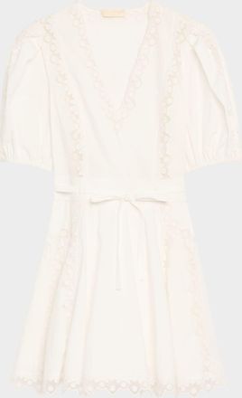 Ulla Johnson Camila Short-Sleeve Mini Dress