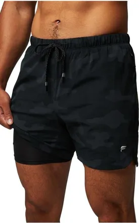 Fabletics Mens The 5 One Short in Black Tactical Camo at Nordstrom, Size Xx-Large
