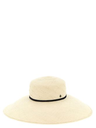 Maison Michel Natural Rena Textured Summer Hat