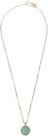 Off-white Malachite Arrow Pendant Necklace in Yellow Gold at Nordstrom, Size 26