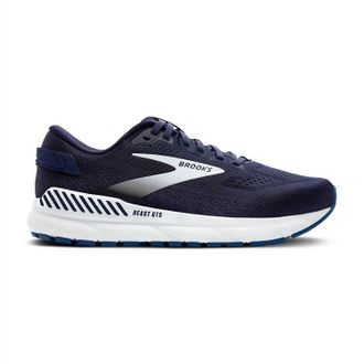 Brooks Mens Beast Gts 24 Running Shoes In Peacoat/true Navy/white