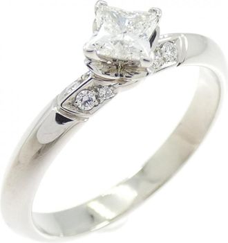 Louis Vuitton Platinum 950 Band Ring (Pre-Owned)