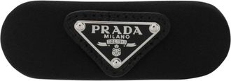 Prada Hair Accessories, female, Black, Size: ONE SIZE Re-Nylon Hair Clip