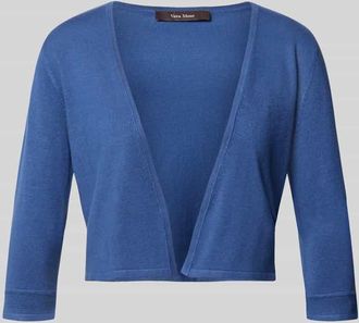 Vera Mont Bolero aus Viskose-Mix mit 3/4-Arm in Blau, Gr&ouml;&szlig;e XL