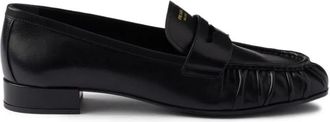 Prada Leather Penny Loafers Shoes