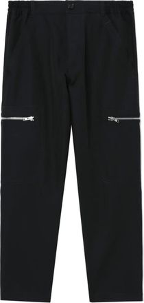 Comme Des Gar&ccedil;ons zip-pocket trousers - men - Polyester - M - Blue