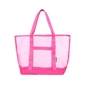 Baboon to the Moon Mesh Tote in Hyper Pink at Nordstrom