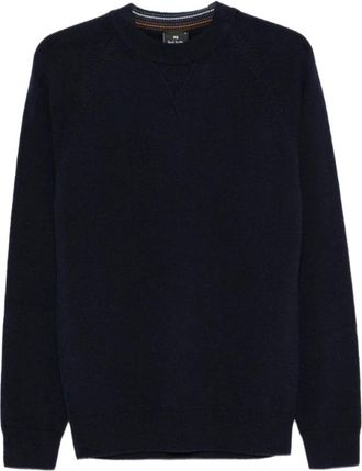 Paul Smith Jersey de cuello redondo - Knitwear - Hombre - Azul - XL